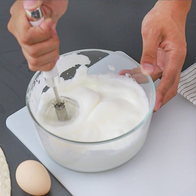 Semi-automatic Stainless Steel Egg Beater Hand Pressure - Smart Nest Gadgets