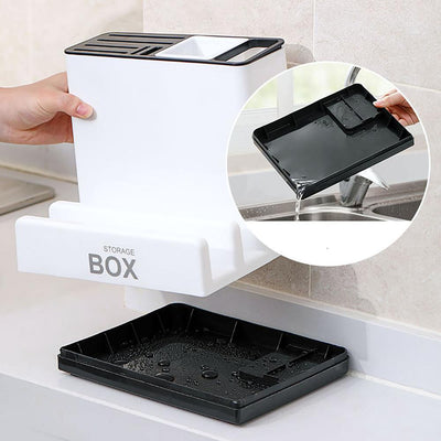 Tableware Storage Holders Kitchen Knife Plastic Storages - Smart Nest Gadgets