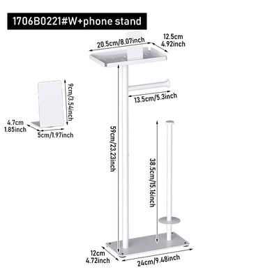 Kitchen Tissue Holder Floor Type Roll Stand - Smart Nest Gadgets