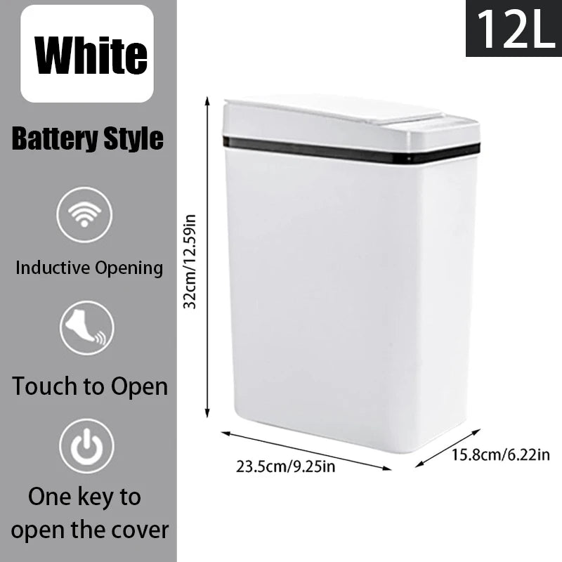 Bathroom Touchless Trash Motion Sensor-Activated - Smart Nest Gadgets