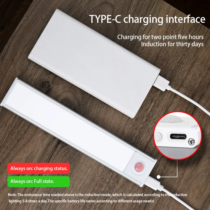 LED Motion Sensor Light Night Light Wireless USB Under - Smart Nest Gadgets