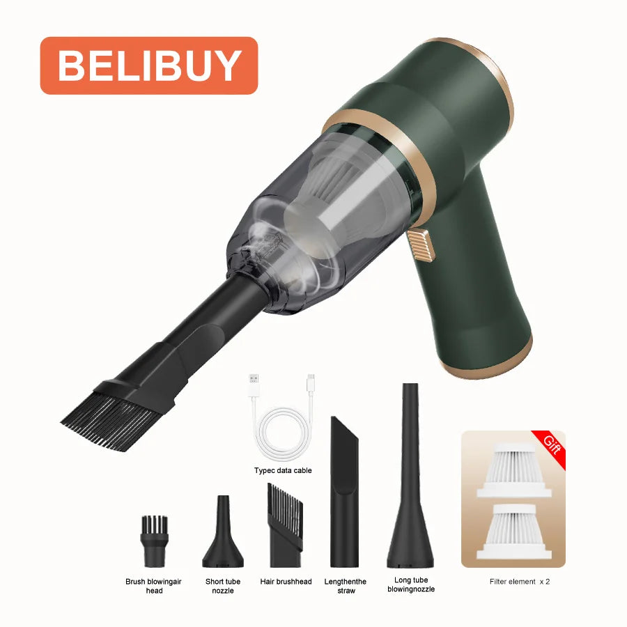 Wireless Car Vacuum Cleaner for Cleaning Bedroom - Smart Nest Gadgets