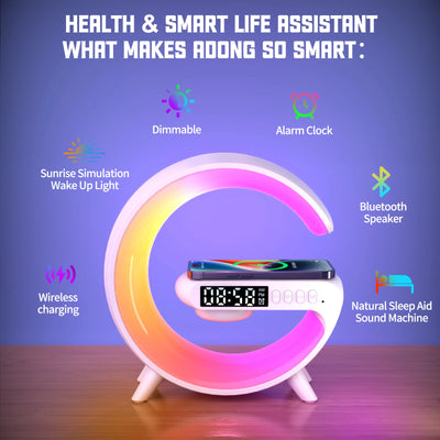 Multifunction Wireless Charger Pad Stand Speaker - Smart Nest Gadgets