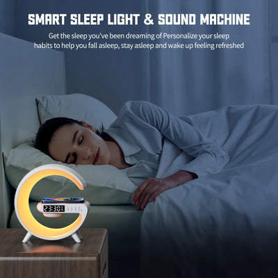 Multifunction Wireless Charger Pad Stand Speaker - Smart Nest Gadgets