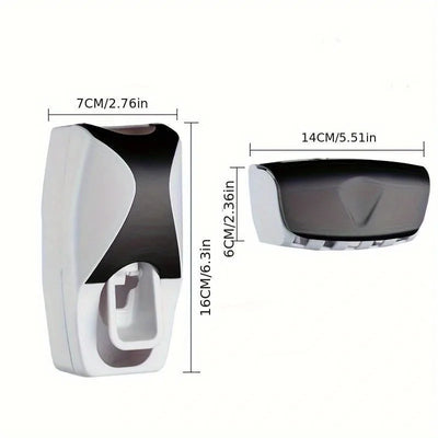Wall-Mounted Toothbrush & Toothpaste Holder - Smart Nest Gadgets