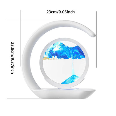 Quicksand Table Lamp Wireless Charging Desk Lamp - Smart Nest Gadgets