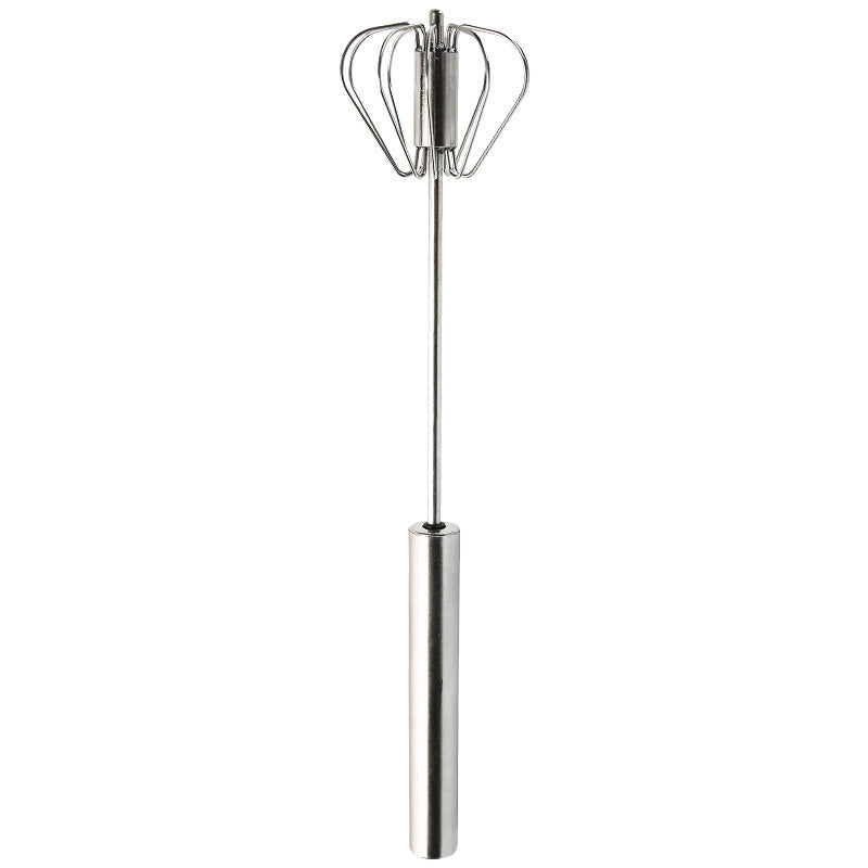 Semi-automatic Stainless Steel Egg Beater Hand Pressure - Smart Nest Gadgets